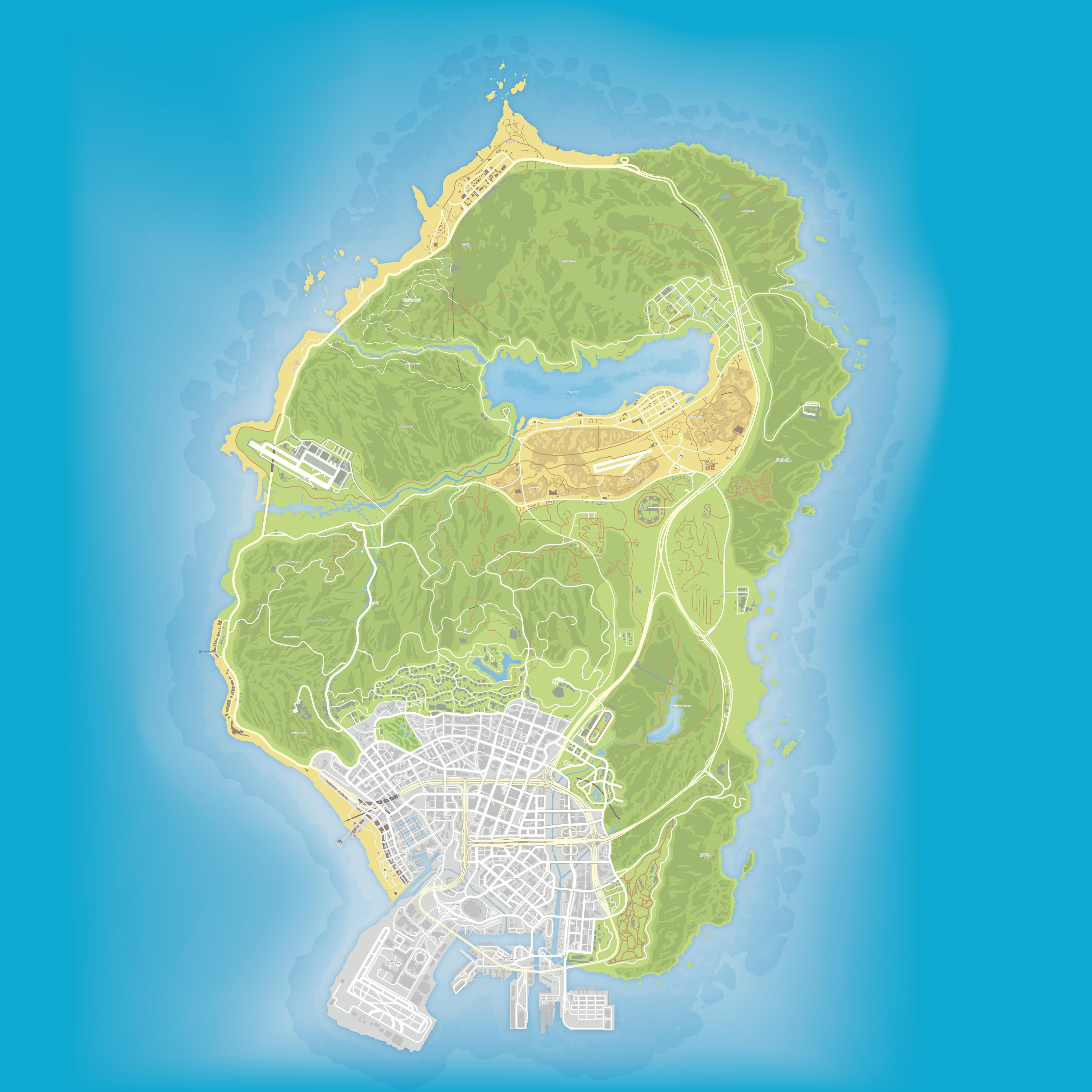 GTA Map